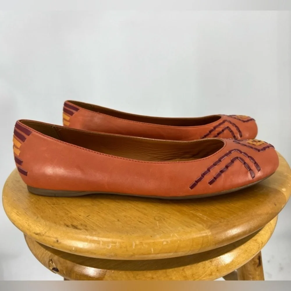 GEOX Respria leather flat 39.5/9.5